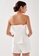 Love, Bonito white Allegria Pleated Bustier Top D9FD8AA425C8D9GS_4