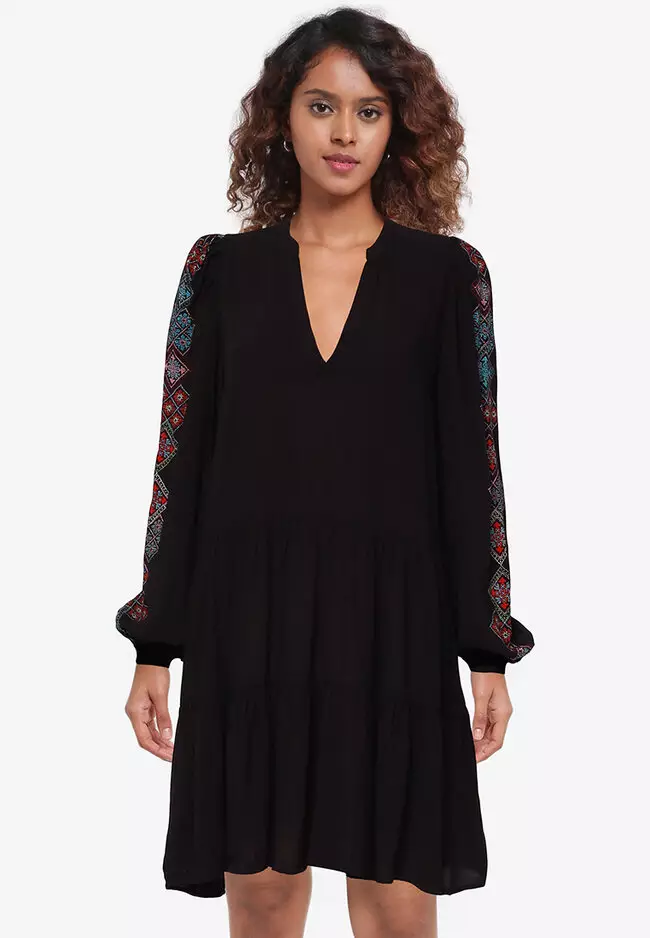 Desigual black lace on sale dress