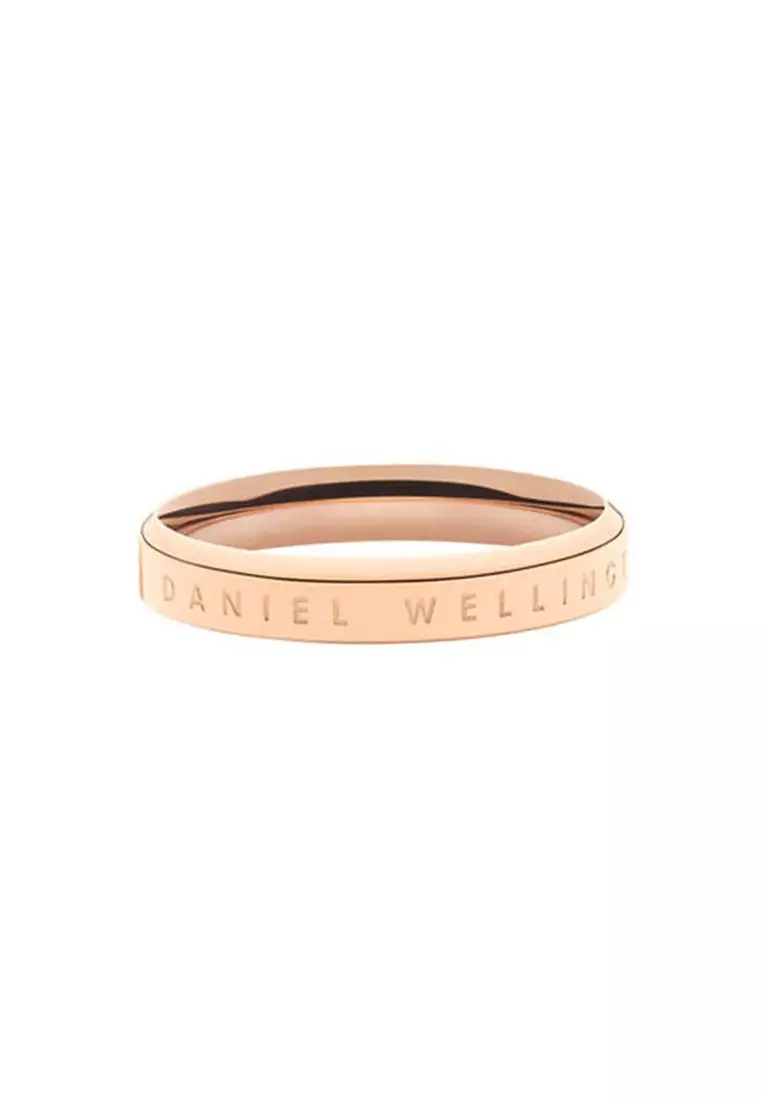 Classic Ring Rose Gold 54 - Stainless Steel Ring - Ring for women and men - Jewelry - DW