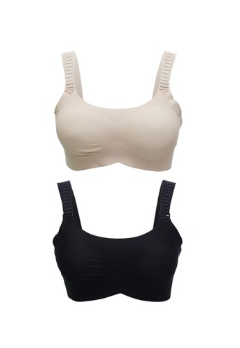 Jual Chelyne Chelyne Bh Seamless Lycra 328 Tanpa Kawat Sport Bra Isi 2 Pcs Original Zalora Indonesia
