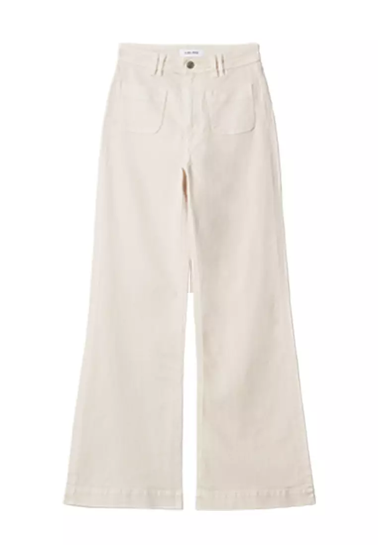 High-Waist Bootcut Jeans