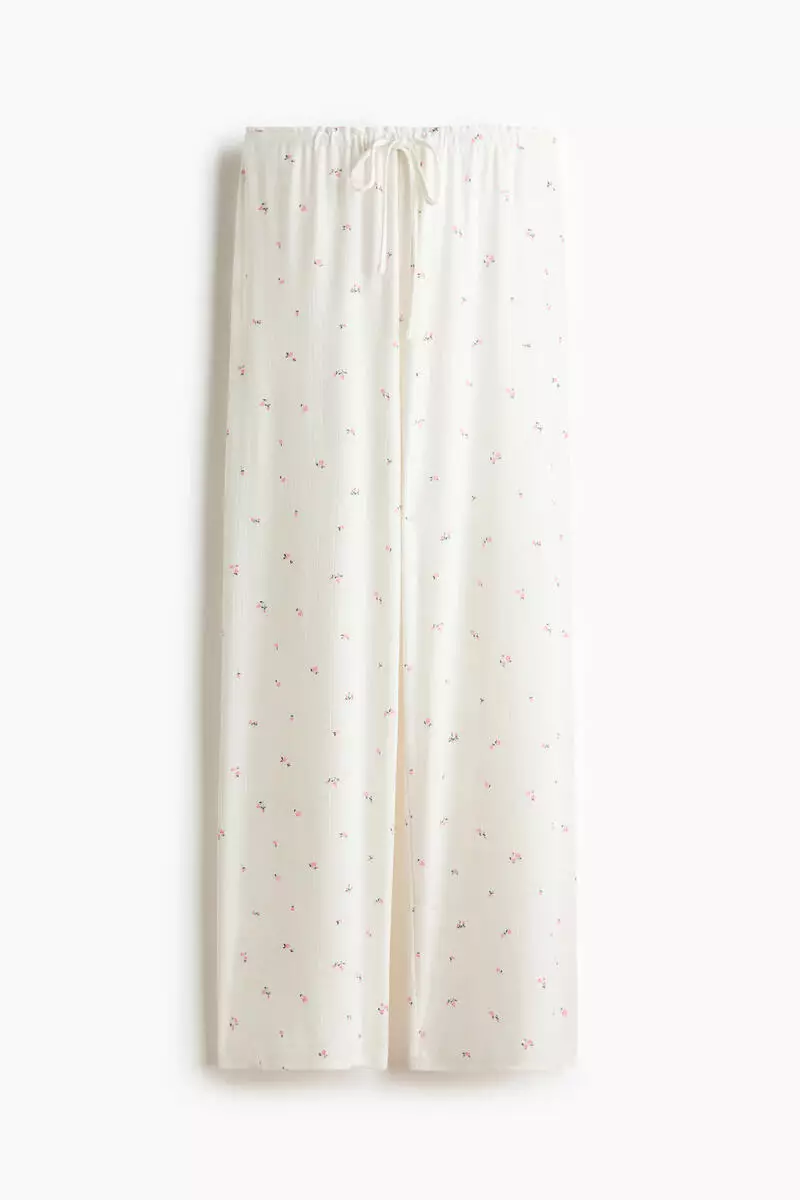 Pointelle pyjama bottoms