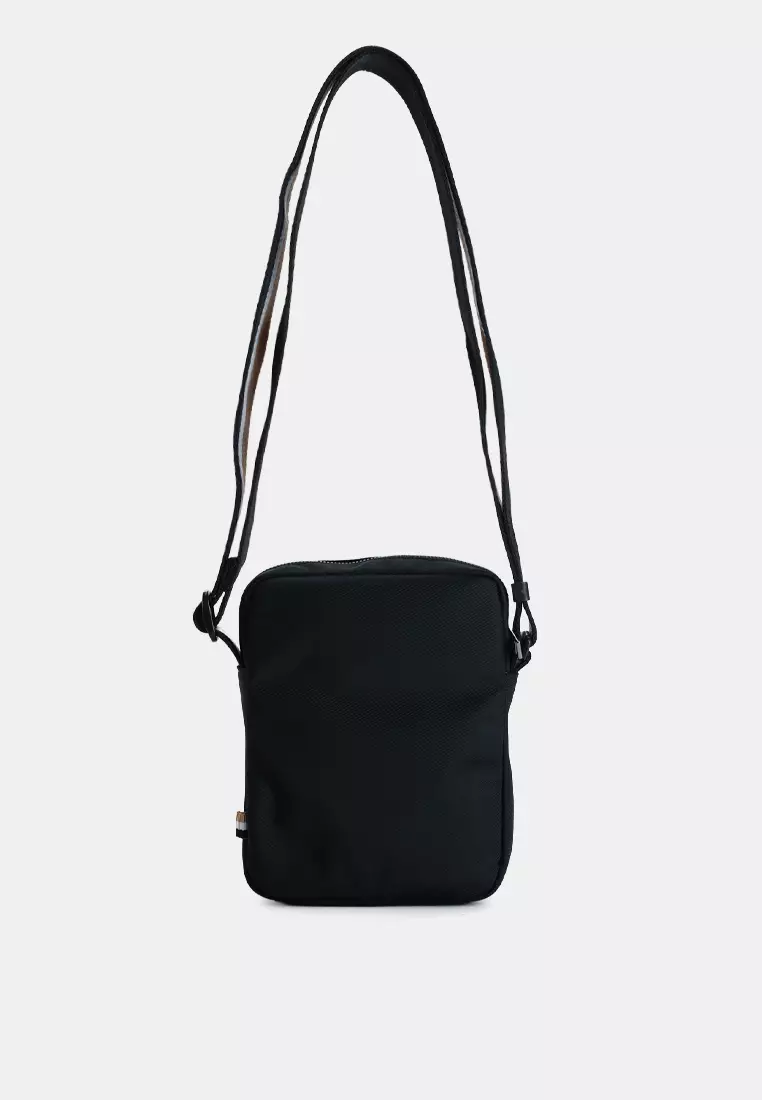Raised Logo Structured Crossbody Bag - BOSS Mainline