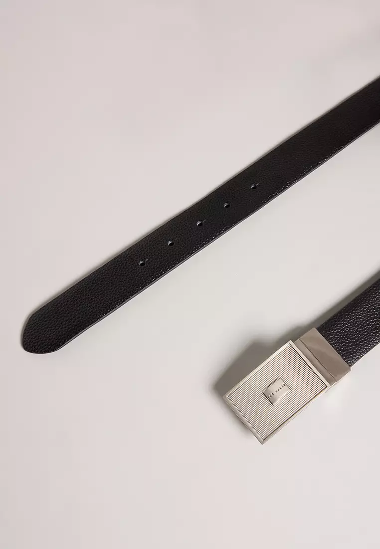 Buy Ted Baker Ted Baker Men's Aydon Textured Buckle Belt 2024 Online