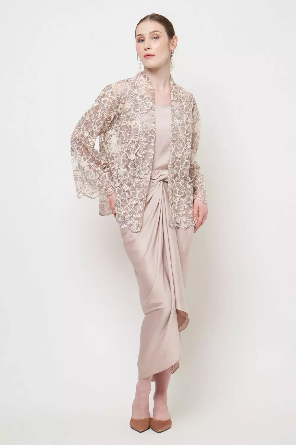 Zeela Outer Top in Nude