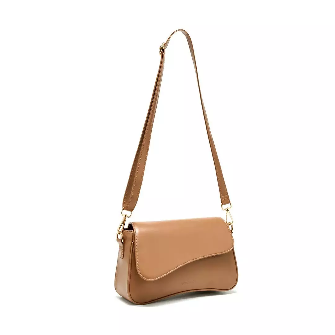 Sofia Rowena Sling Bags Tan