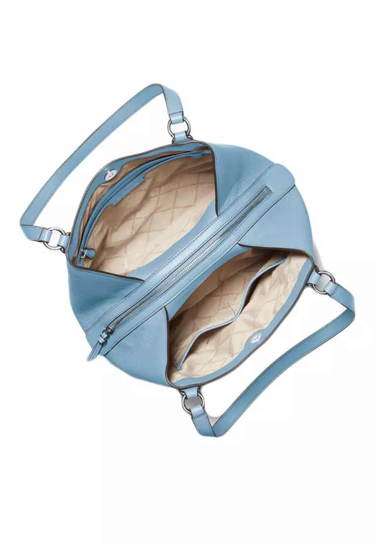 Baby blue michael kors backpack outlet
