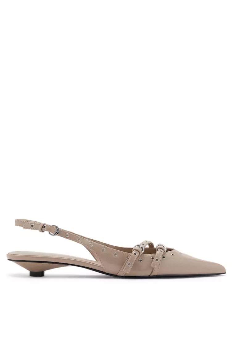 Discount on Mango  shoes - SKU: Die-Cut Kitten Heels