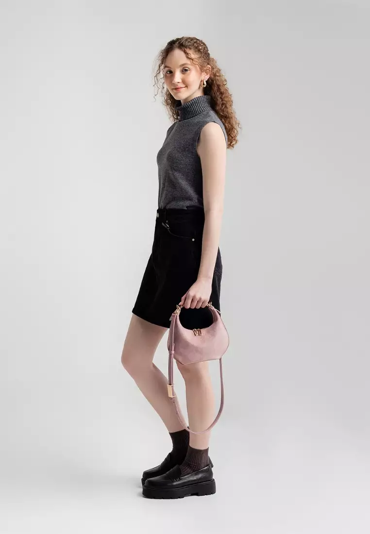 Kuki Mini Bag Suede - Blush