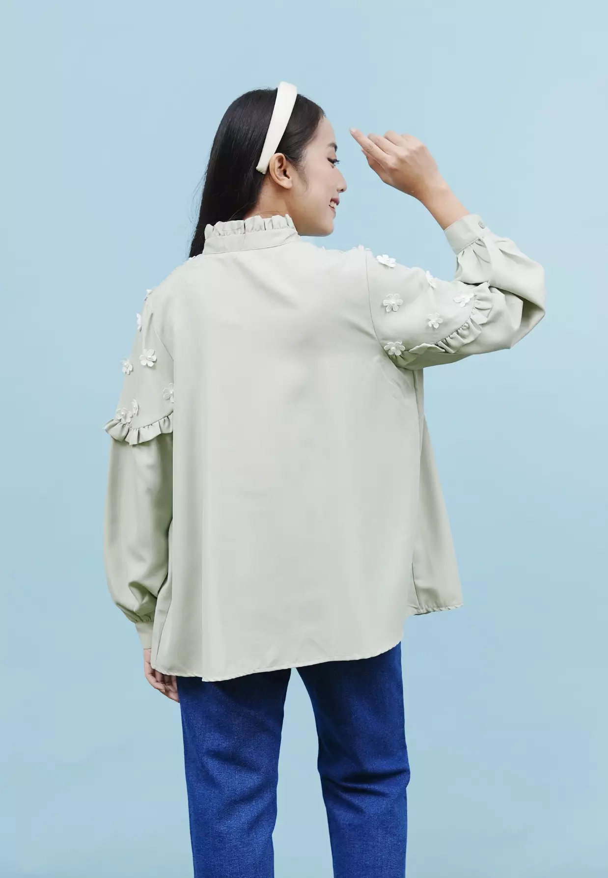 Kalisha Blouse - Sage