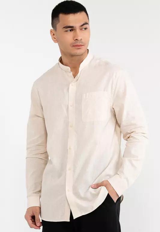 Mandarin Long Sleeve Shirt