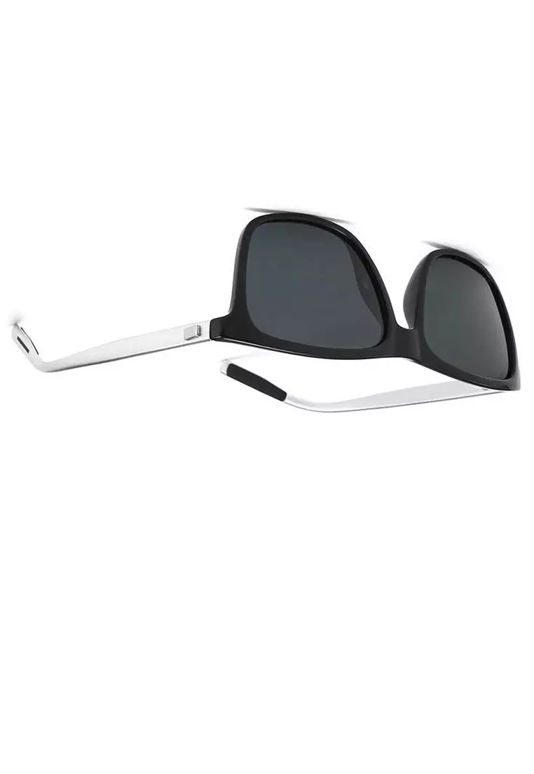 Mackenzie Kacamata Frame Classic Retro Polarized Sunglasses UV400 Material PC ORIGINAL - Black
