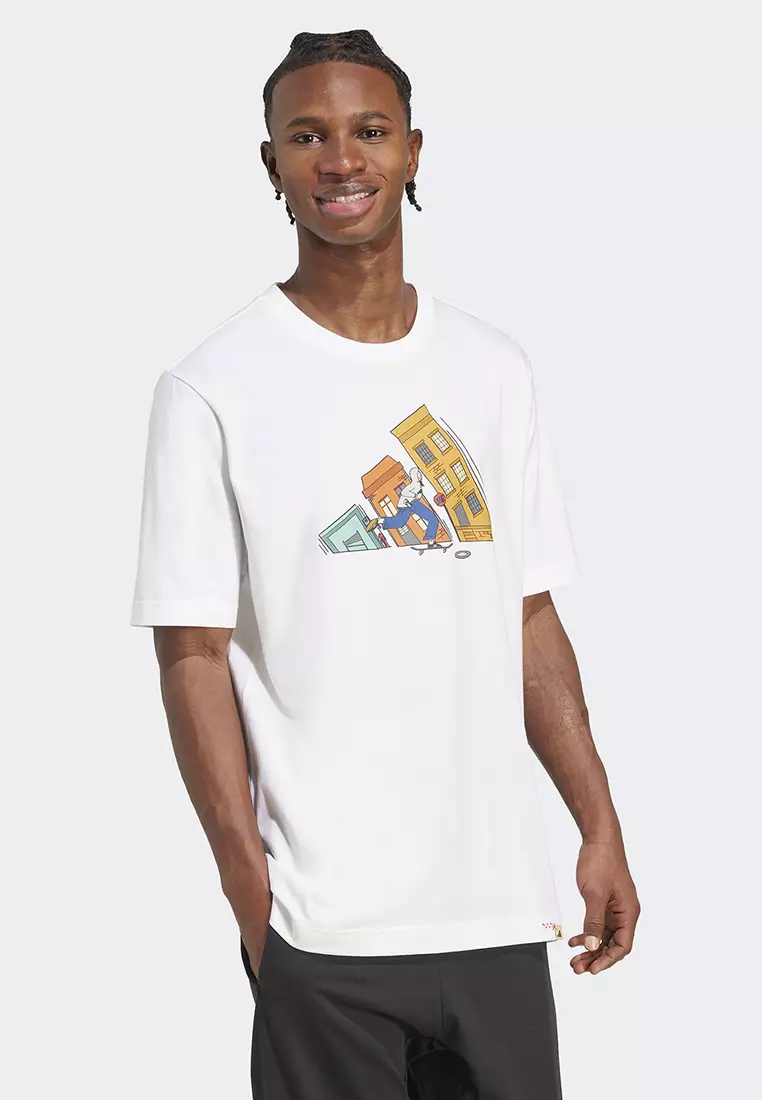 Doodle Hunt Skate Graphic T-Shirt