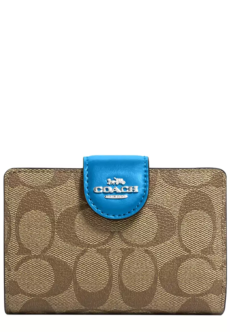 Coach medium discount zip around purse
