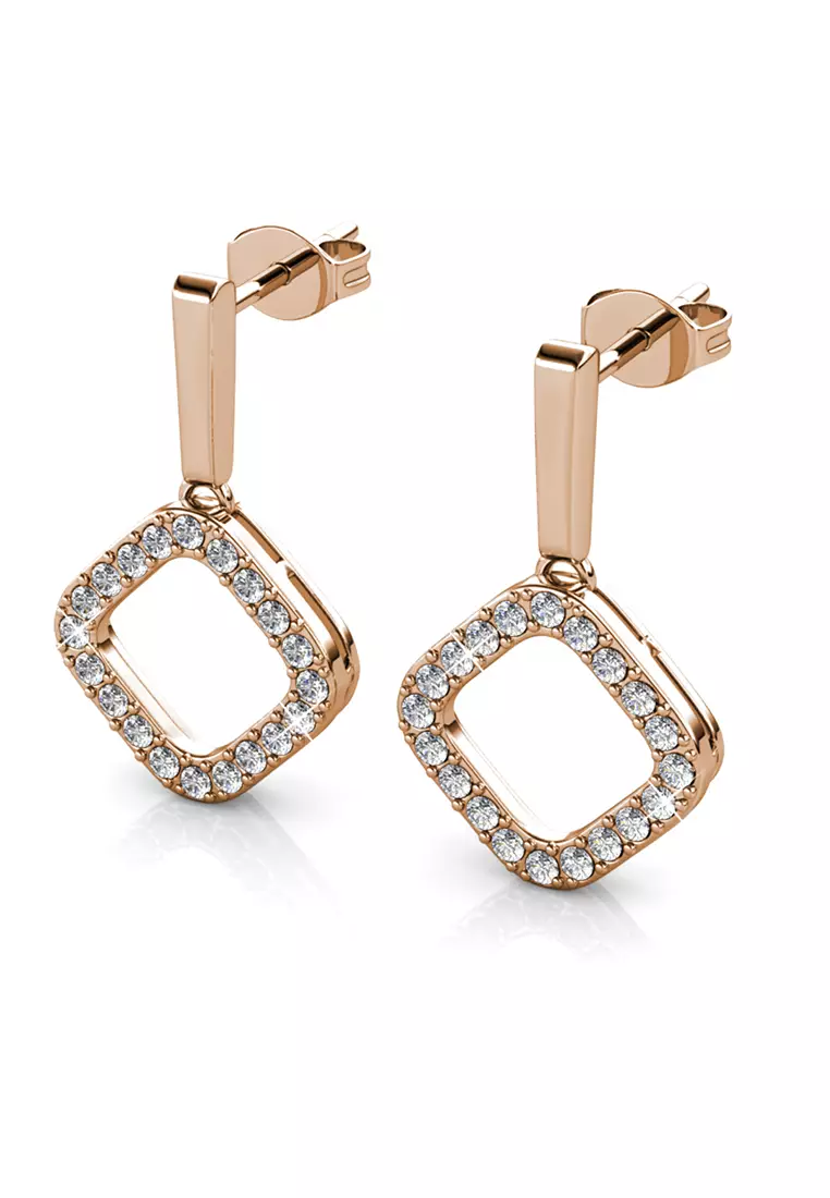 Irina Earring RG- Anting Crystal Swarovski by Her Jewellery