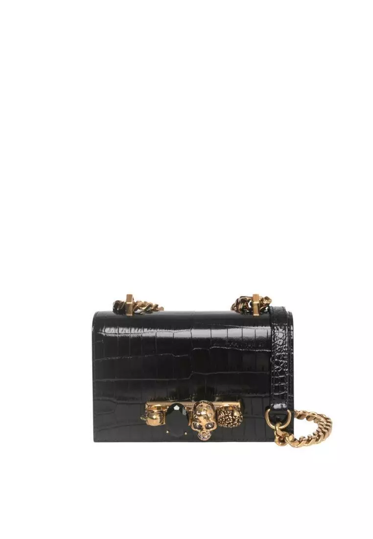 Buy ALEXANDER MCQUEEN Mini Jewelled Satchel Chain Bag/crossbody