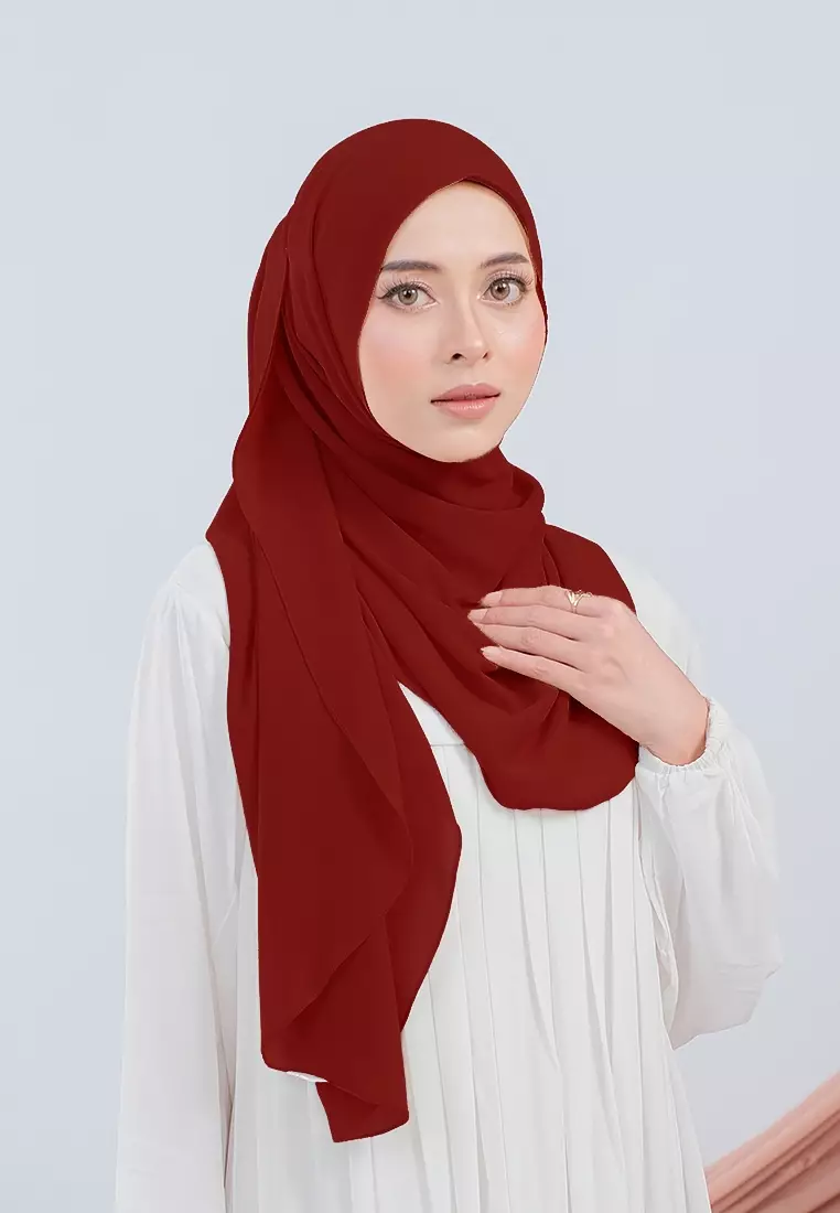 HIJAB INSTAN SABIYA - DEEP MAROON