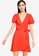 Springfield red Short Sustainable Viscose Dress 79DE1AA3BA84EDGS_1
