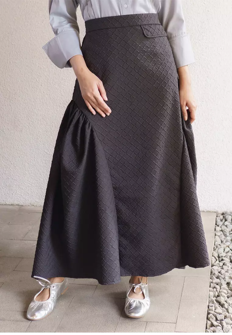 Jenna and Kaia - Myata Skirt Black - Skirt Wanita