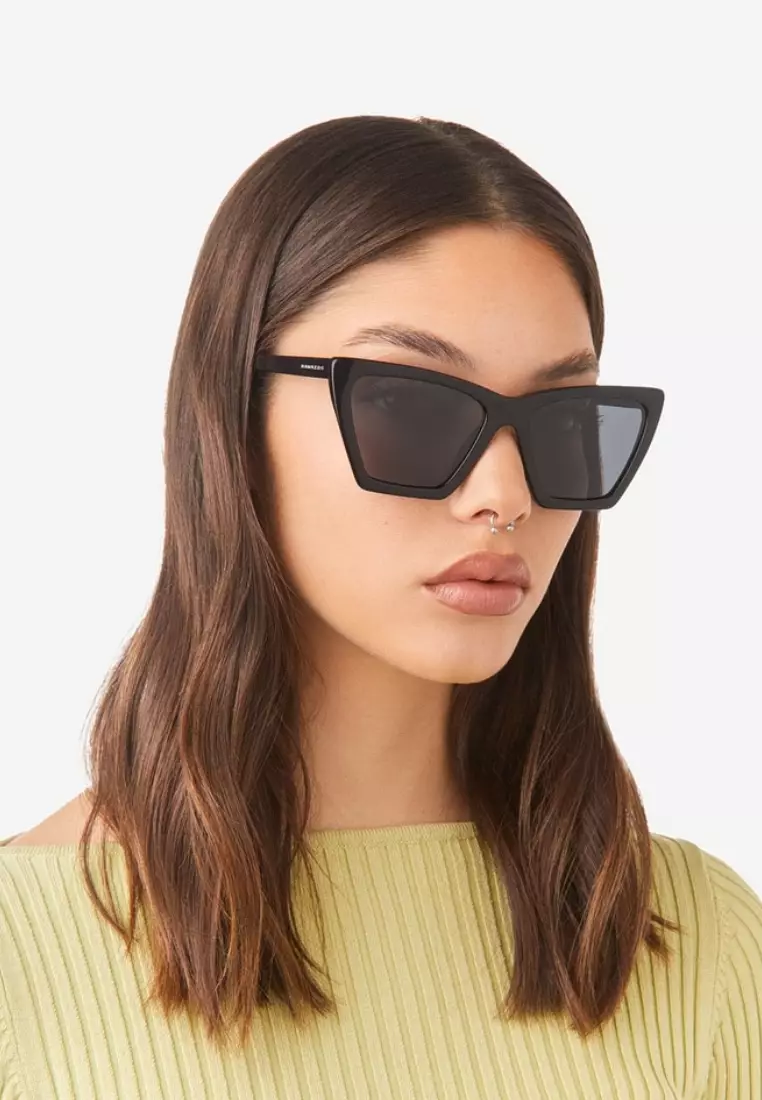 Flush - Polarized Black Dark Sunglasses For Women, Female. Official Product Designed in Spain