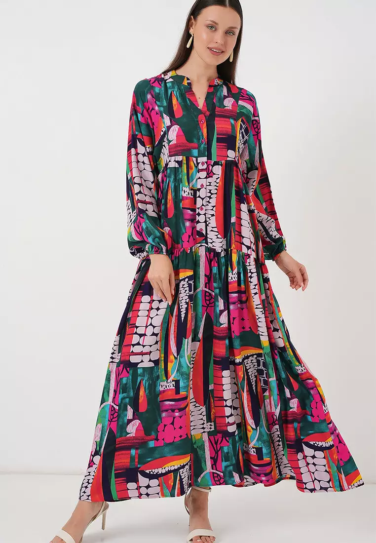 Modest Viscose Maxi Dress