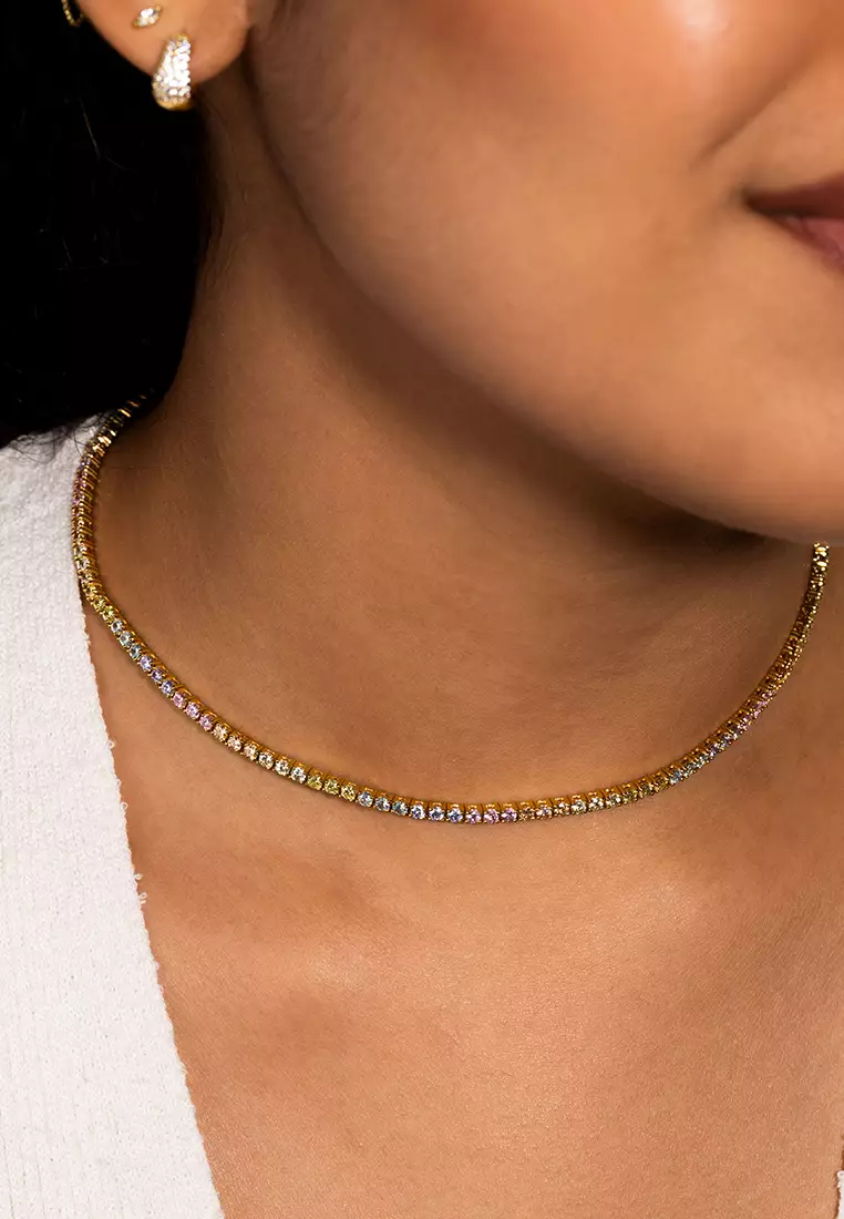 Vermeil outlet tennis chain