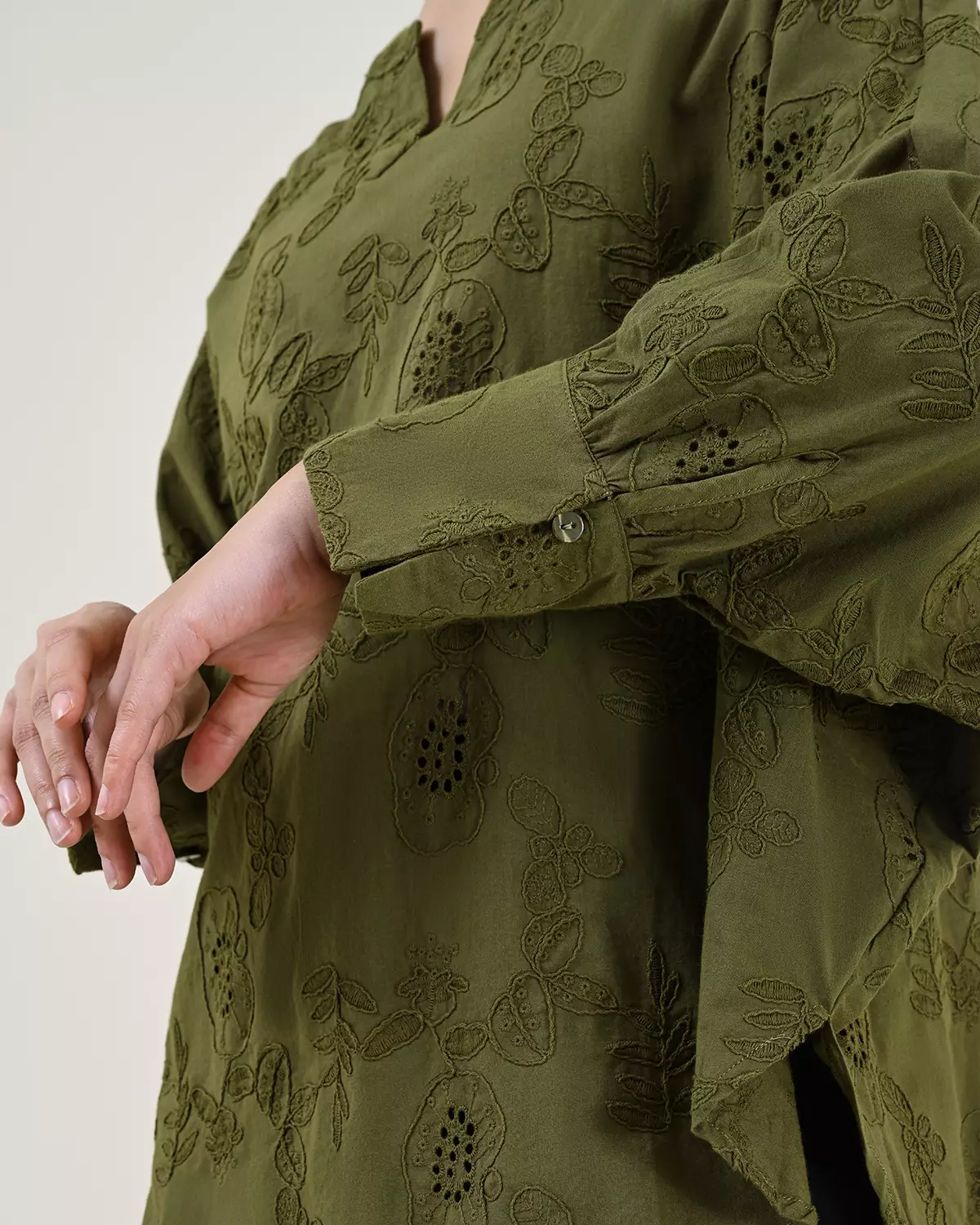 Geulis.id BETHANY BLOUSE - Olive