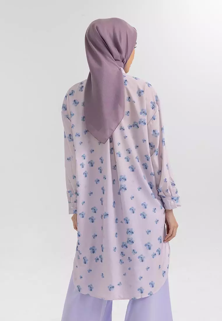 Ria Miranda Pale Pink Qistiana Shirt