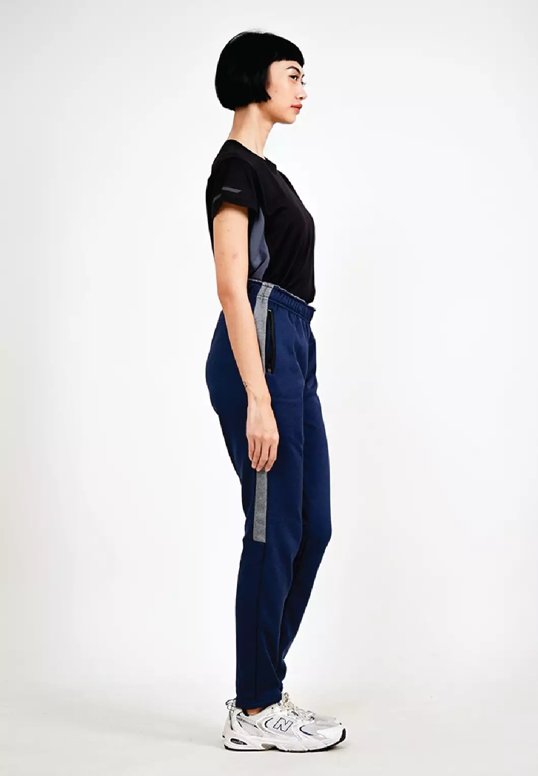 Tiento Setelan Olahraga Wanita Kaos Lari Dry Fit Lengan Pendek Baju Running Celana Panjang Training Gym Fitness Sport Extra Lite