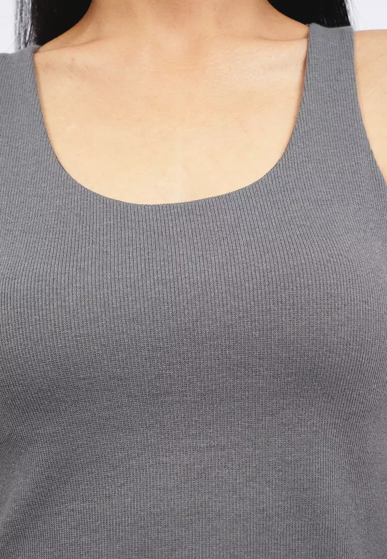 Fitted Tank Top with Bra Pads