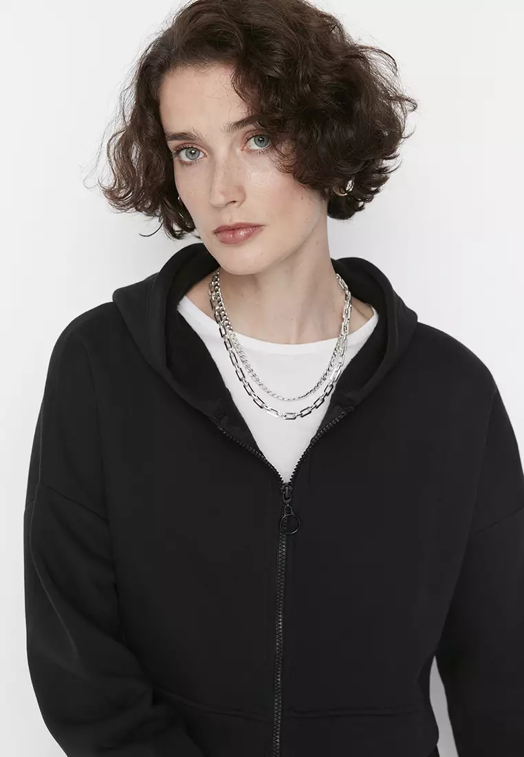 Zip Long Sleeves Hoodie