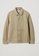COS beige Jersey Twill Shirt Jacket AAB2CAADB7037FGS_5