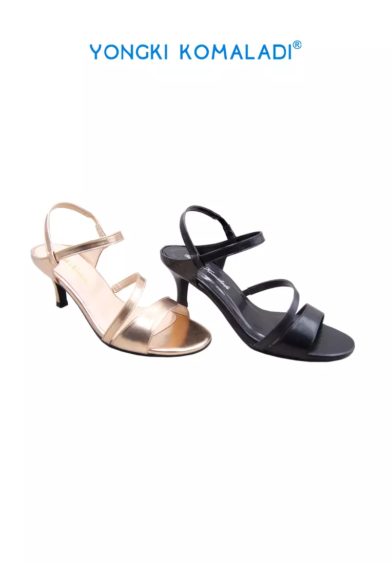 [ ORIGINAL ] YONGKI KOMALADI HEELS OL-KNN7049-24 HITAM