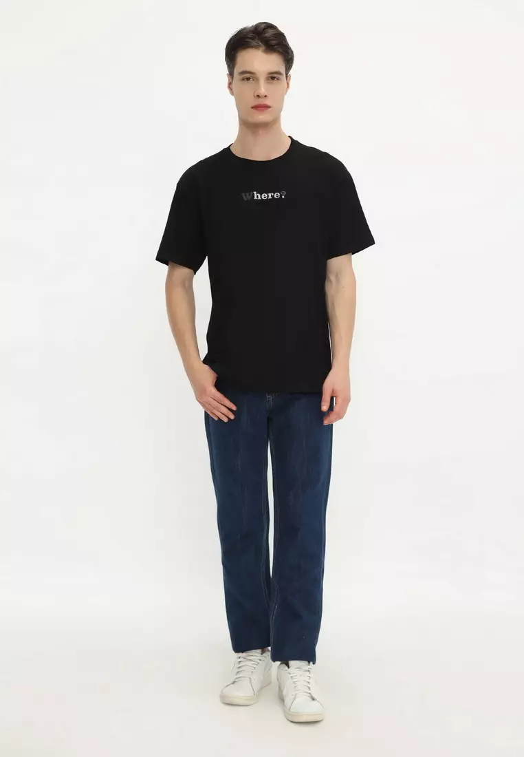 NX T-Shirt Cotton Combed Tebal Sablon Bordir Pria 207370351