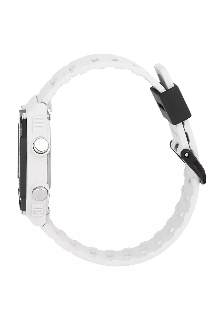 Casio Standard Series - Jam Tangan Digital Pria - White Resin Band - WS-B1000-8BV