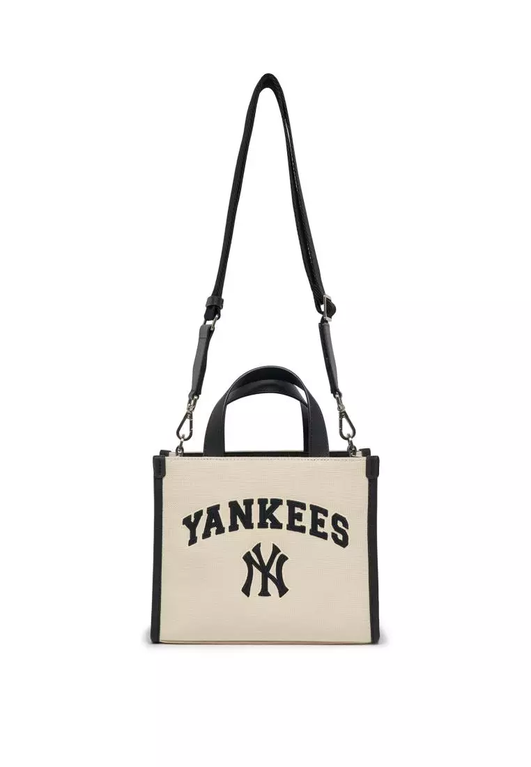 MLB BASIC LETTERING CANVAS S-TOTE BAG NEW YORK YANKEES 2025