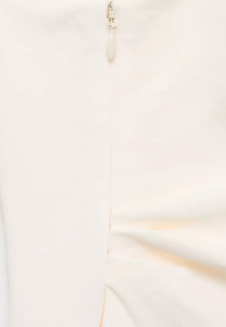 Long Jumpsuit With Asymmetrical Neck