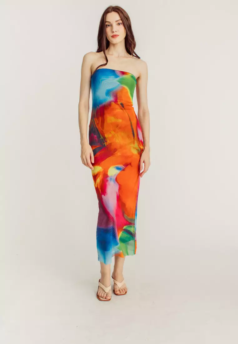 Summer tube dresses clearance