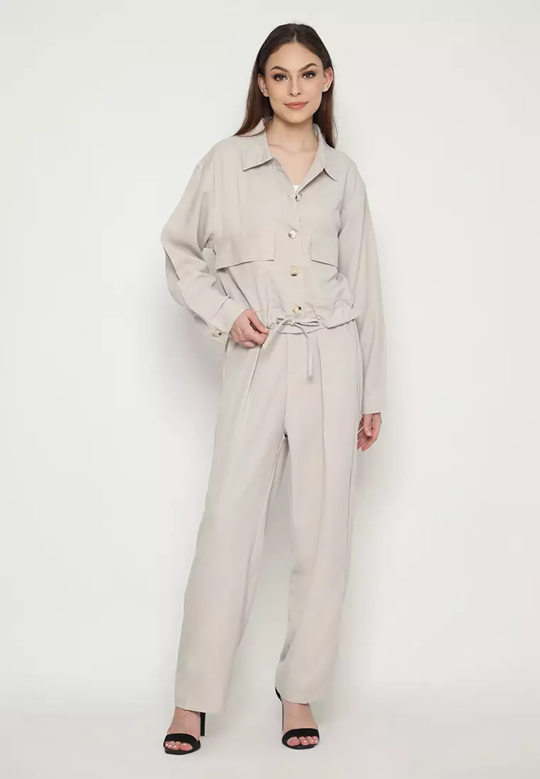 Mannequin Casual Pocket Outter Set