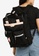 BAGSTATION black Colour Block Top Handle Backpack 69B75AC49C3266GS_6