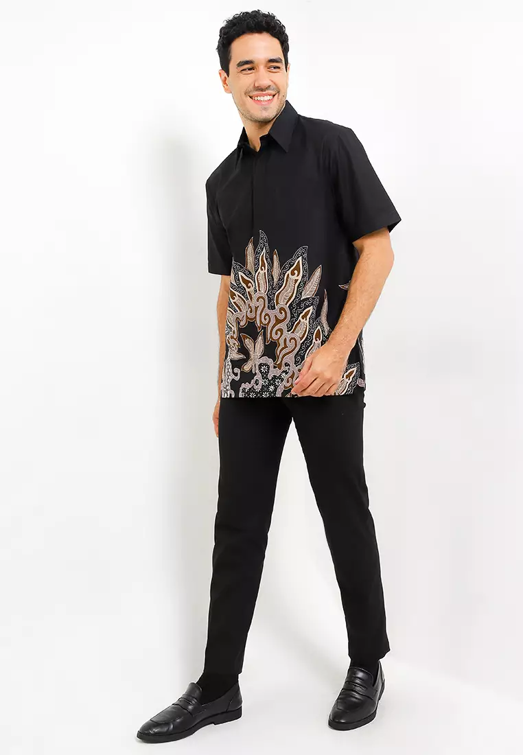 Abhimanyu Shirt Kemeja Batik Pria Pendek