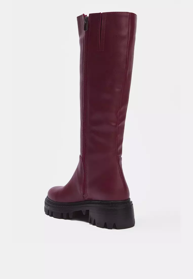 Zippered Thick Soled Boots