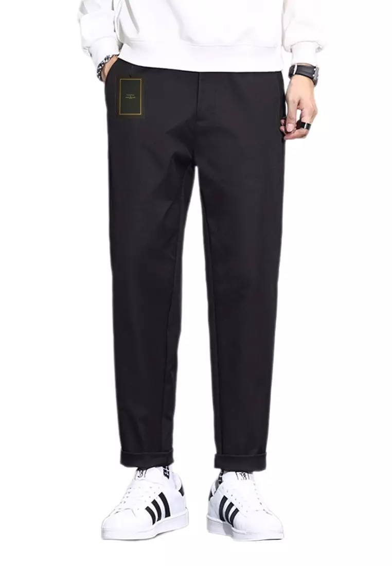 Tapered Mid Waist Suit Pants AY-L9875