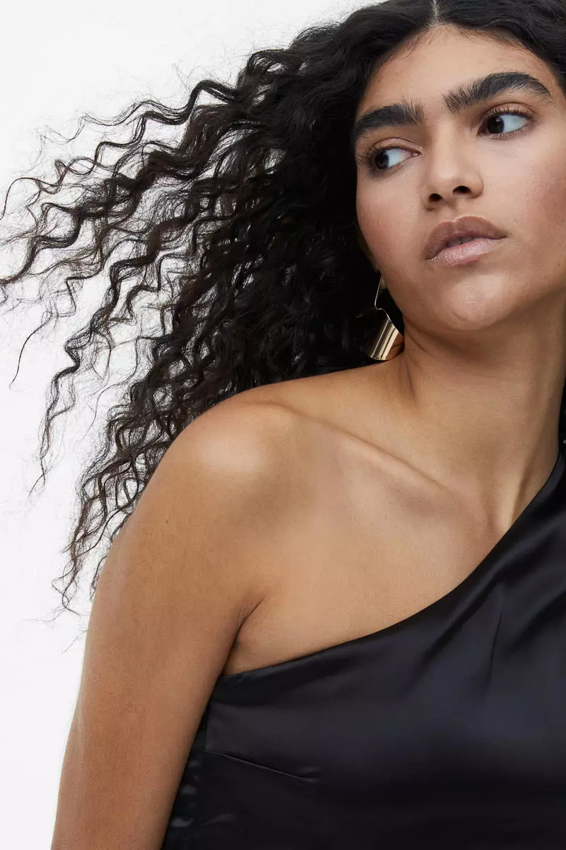 Buy H&M Oneshoulder satin dress 2024 Online ZALORA Philippines