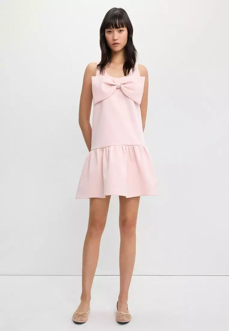 Bow Detail Mini Dress