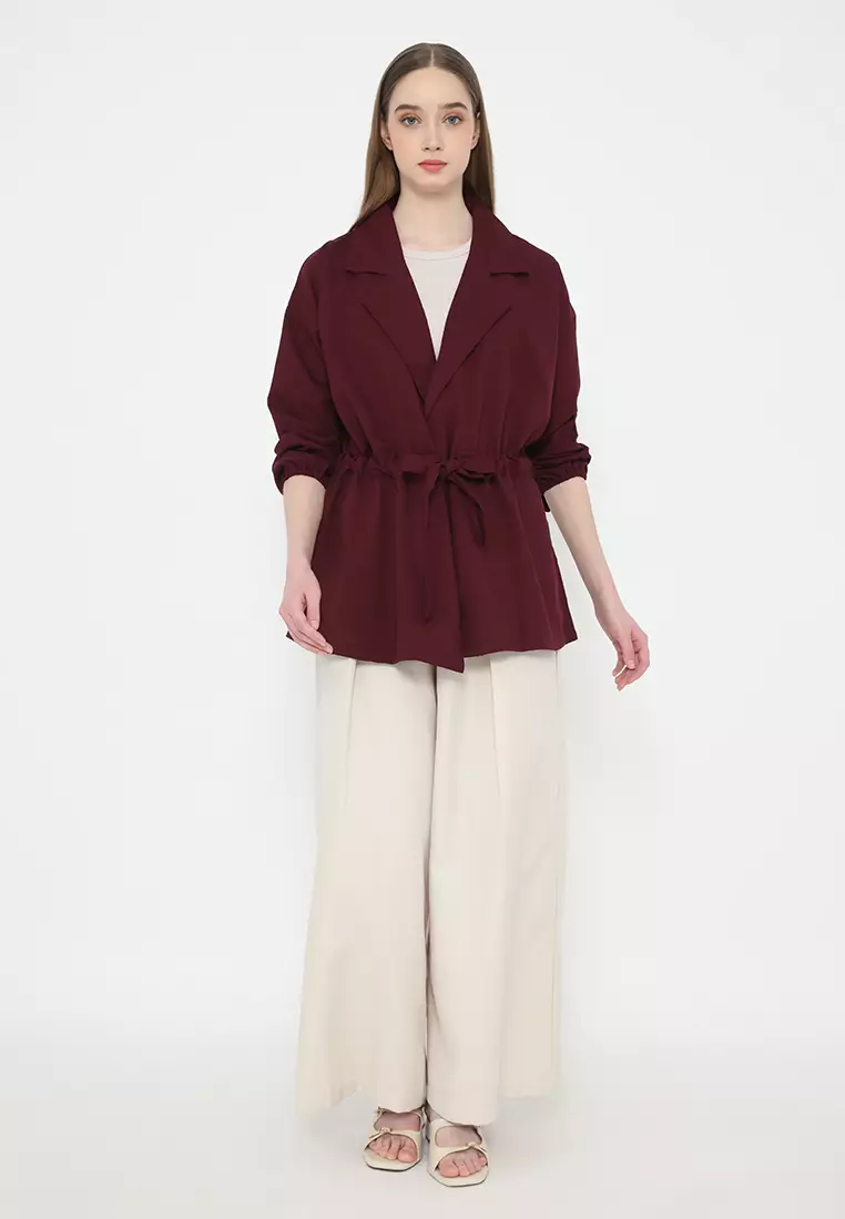 Mannequin Ruched Casual Blazer