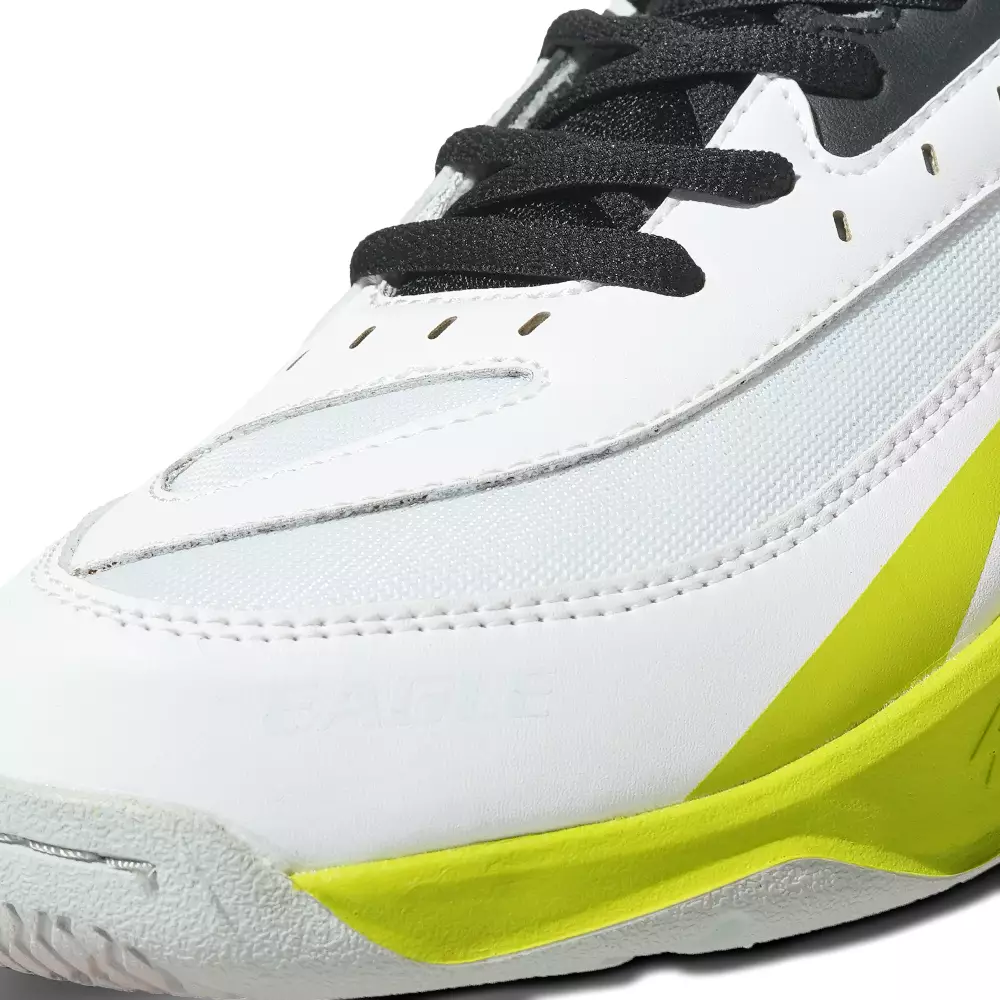 Eagle Sepatu Badminton Raizen - PUTIH/CITRUN