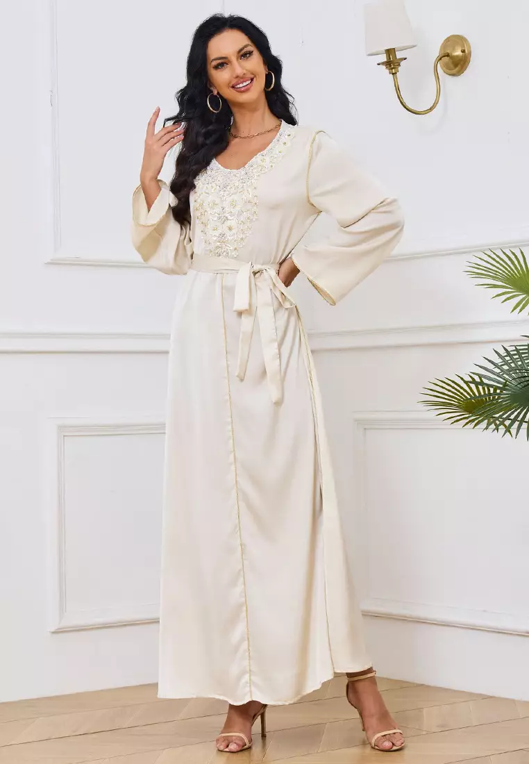 2025 Summer New Product Fashionable and Sexy Slim Fit Waist Wrap Open Backpack Hip Strap Dress for Women CA24021978W