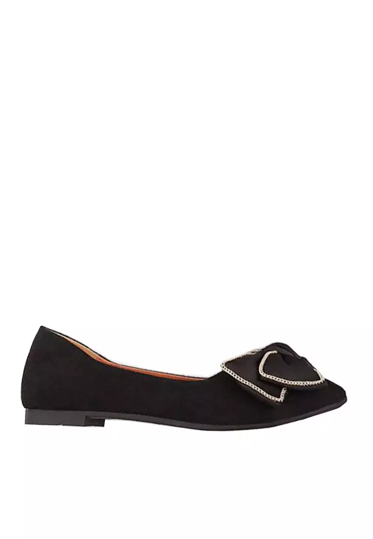 Discount on Twenty Eight Shoes  shoes - SKU: VANSA Fashion Suede Bow Low Heel Shoes VSW-F1688