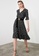 Trendyol black Floral Button Dress EE6A8AA9929E57GS_4